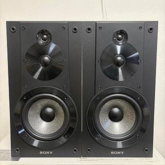 Sony SS-CS5 3-Way 3-Driver Bookshelf Speaker System (Pair) - Black