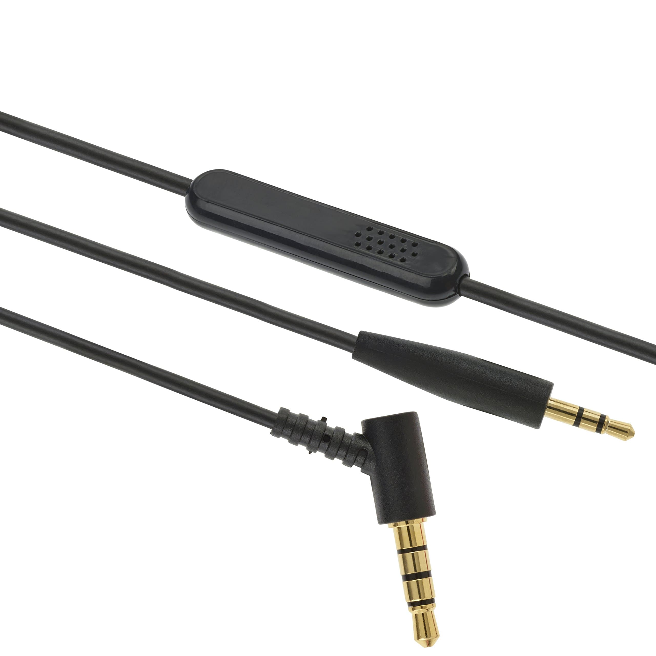 Bose OE2 1.5m REPLACEMENT BOSE AUDIO CABLE LEAD Compatible with BOSE OE2/OE2i/QuietComfort 25/QC25 (On-Ear) HEADPHONES w/ IN-LINE REMOTE & MICROPHONE for iPhone - Gold Plated Audio Jacks