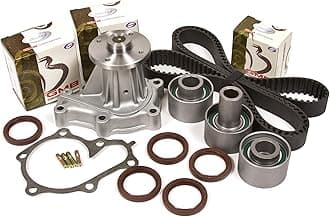 Evergreen TBK180WPT Compatible With Nissan 300ZX V6 3.0L DOHC VG30DE Timing Belt Kit Water Pump