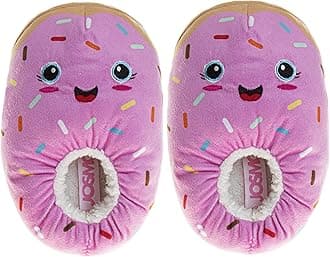 Kids Girl Slippers Animated Cartoon House Shoes - Lightweight Plush Warm Comfort Soft Aline (sizes: 9-10 toddler / 11-13 Little Kid / 1-5 Big Kid)