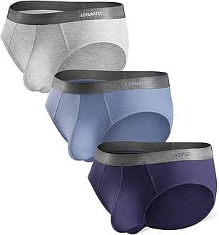 Men's Boxer Shorts Bamboo Rayon Breathable Soft Men's Underwear with Double Pouch Pack of 3 or 6 Pack