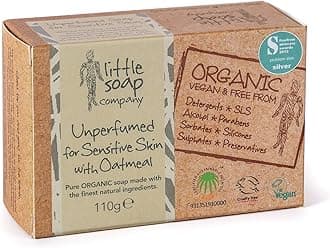 Little Soap Company Sensitive Soap Bar Unperfumed With English Oatmeal, 100 g