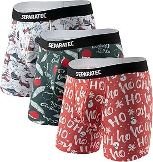 Separatec Mens Underwear with Pouch Moisture Wicking Dual Pouch Boxer Briefs Breathable Cool Rayon from Bamboo Underwear Men