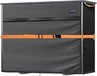 Mini Split Air Conditioner Cover for Outside Units,600D Waterproof Air Conditioner Mini Split Cover,Outdoor Rectangular Air Conditioner Covers for AC Units, Fits up to 42.9L x 15.7"W x 40"H.