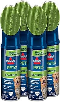 Spotlifter Pet Carpet and Upholstery Cleaner with Brush Head - 4 Pack, 93523