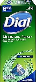 Antibacterial Bar Soap, Mountain Fresh, 3.2 Ounce, 6 Bars
