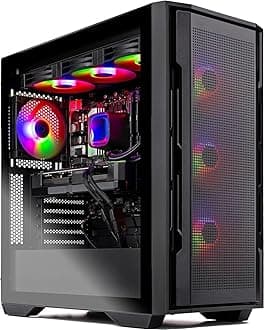 Rampage Desktop PC, Ryzen 7 7800X3D 4.2 GHz (5GHz), NVIDIA RTX 5070 Ti 16GB, 1TB Gen4 NVMe SSD, 32GB DDR5 RAM 5600 RGB, 850W Gold ATX 3 PSU, 360mm ARGB AIO, Wi-Fi, Win 11