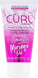 The Curl Company Enhance & Perfect Curl Cream (50ml Travel Size Mini) - Activates & Elongates Curls, Adds Shine to Hair, Professionally Formulated with Nourishing Moringa Oil, Cruelty Free