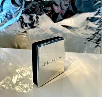 AlphaDesignLuxe Latest 2024 Magnetic Power Bank Fast Charging 5000mAh Wireless Mag-Safe Charger Portable Battery Pack for Mobile Devices Cell Phones Smartphones iPhone Android Samsung (Mirror Gray)