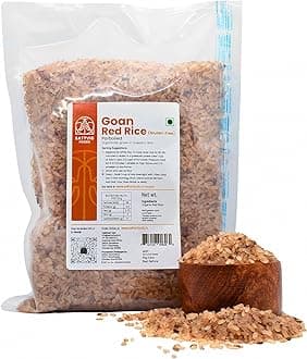 Sattvic Foods Goan Red Rice (4.5 kg) | Parboiled Rice, High Fibre, Low Glycemic Index | Nutrient-Rich, Healthier Alternative for White Rice | Pair with Curries, Add to Salads, Soups & Kheer