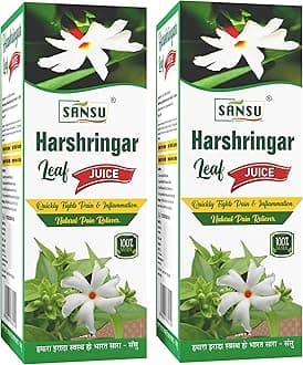 Sansu Harshringar Leaf Juice 500ml, (Pack of 2)