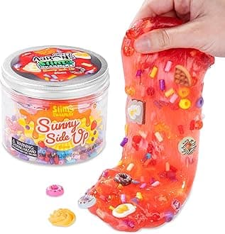 Crazy Aaron's Slime Charmers® - Sunny Side Up - Vibrant Red Water Slime, Sensory Toys for Kids - Creative and Endless Fun, Stress Relief Therapy, Gifts for Girls and Boys - Made in USA