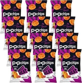 Potato Chips, Sweet Heat, 5.0 Oz Share Bags, Gluten Free, Salty Snacks for Adults and Children, Non-GMO, Vegan, Kosher (Pack of 12)