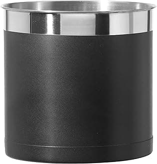 Steel Holder Utensil Crock, Jumbo, Black - 7'' (7211.3)