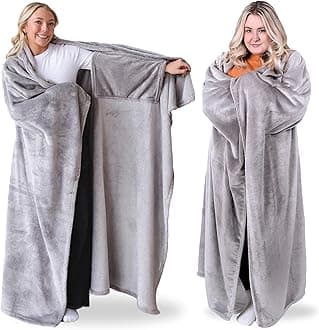 Super Blanky Wearable Blankets for Women, Adult Wearable Blanket Men, Mother's Day Gifts for Her, Wife Birthday Gift Ideas