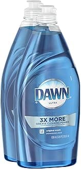 Dawn Ultra Dishwashing Liquid Dish Soap Original Scent, Two 21.6 oz Bottles