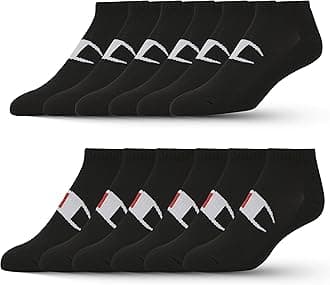 Champion Boys and Girls Socks 8 Pair Crew Low Cut No Show Ankle Quarter Socks for Girls