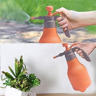 HomeCloud 2000ml Garden Water Sprayer Manual Pump | Versatile Tool for Gardening Plants, Flowers & Lawn Care with Shower & Spray Options for Herbicides, Pesticides & Fertilizers | Pack of 1 (Orange)