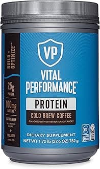 Vital Proteins Collagen Peptides Powder - Coffee Protein Powder Blend, Lactose-Free, Made Without Gluten, 1.72lb