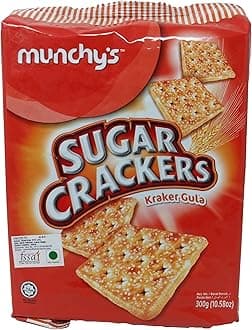 Munchy's Biscuits - Sugar Crackers, 300g Carton