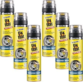 Fix-A-Flat S60430-6PK Aerosol Tire Inflator with Eco-friendly Formula, 20 oz. (Pack of 6)