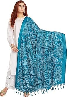 Women's Art Silk Printed Dupatta