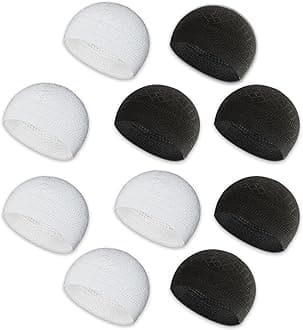 Kufi Hats for Men, Muslim Clothes for Men,%100 Breathable Skull Beanie, Crochet Cap, Handicraft Taqiyah, Cufi, Kufe