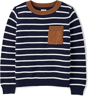 Gymboree Boys and Toddler Long Sleeve Crew Neck Pullover Sweater