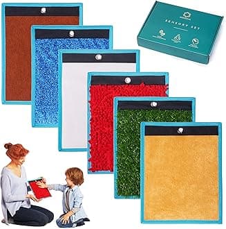 ODOXIA Sensory Mats for Autistic Children | Sensory Tiles for Kids | Sensory Wall Panel | Multi-Sensory Exploration | Sensory Toys | Sensory Room Equipment | Sensory Disorder Toys for Tactile Play