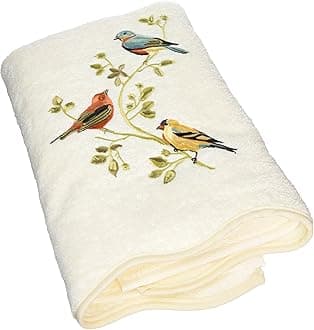 Avanti Linens Avanti Linens- Bath Towel, Soft & Absorbent Cotton Towel (Premier Songbirds Collection)