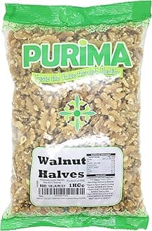 Walnuts Fresh Extra Light Natural Whole Large Premium Californian Raw Walnut Halves USA PURIMA (1kg BULK Packaging)