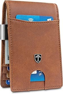 TRAVANDO Money Clip Wallet Rio - Mens Wallets Slim Front Pocket RFID Blocking Card Holder Minimalist Mini Bifold Gift Box