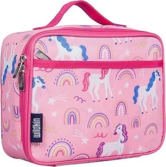 - Kids Insulated Lunch Box – Durable and Reusable for School & Travel - Rainbow Unicorn