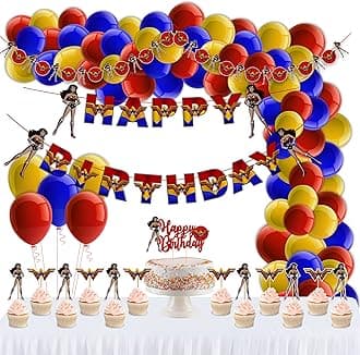 Seyal® Wondr Woman Theme Birthday Party Supplies
