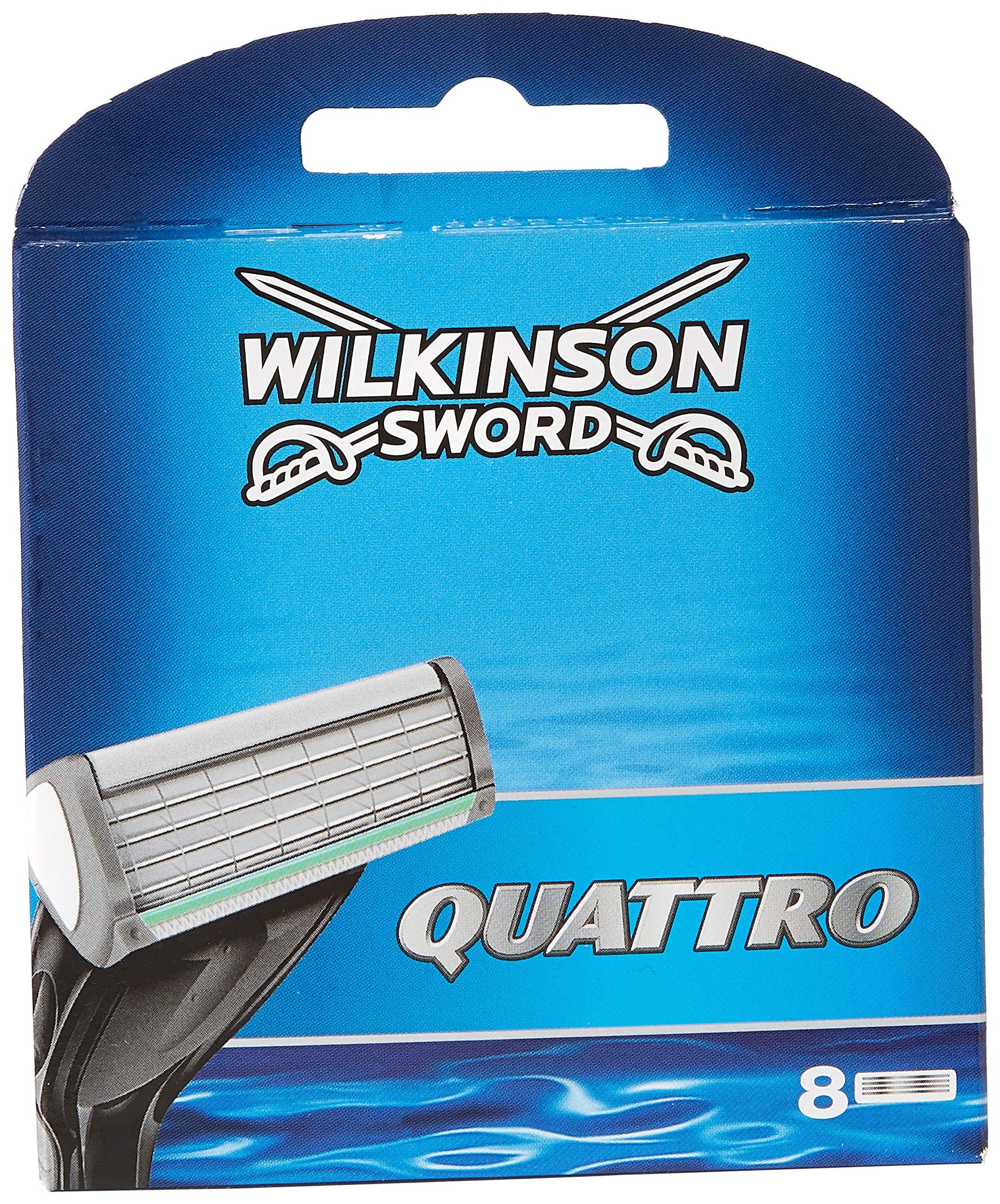 Systems Quattro Men's Razor Blade Refills x 8