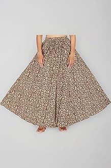 Sttoffa Cotton Printed Women Wear Maxi Long Skirt 40" inch Full Length
