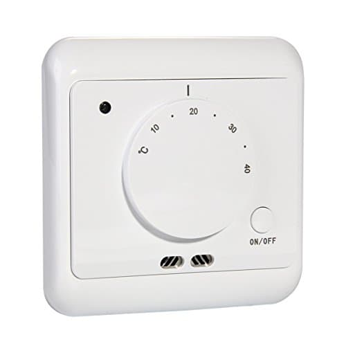 Efikeco Room Heating Thermostat, Mechanical Electronic Thermocouple, Temperature Controller 5℃to 40℃