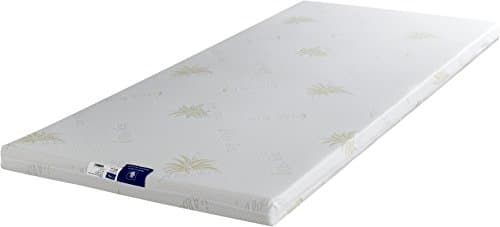 Extra-Soft Aloe Vera Thick Polysoff Foam Removable Foam Mattress Topper - Thickness: 7cm, 160_x_200_cm