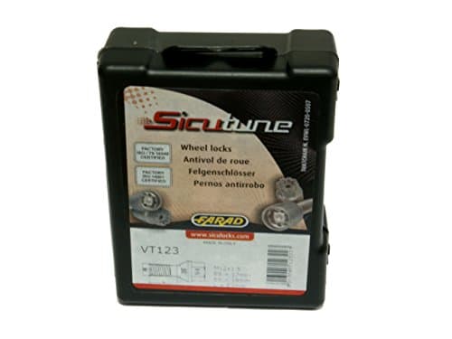 1 Set Rim Locks Anti-Theft Thread M12 x 1.5 Sicutune SW 17 – 19 Taper with Guide by Farad/LUG NUTS/Made in Italy/Alloy/Wheel/Alloy/Rims/Chevrolet/Daewoo/Chrysler/Daihatsu/Chrysler/Dodge/Ford/Honda/HyundaiDai/Jaguar/Kia/Lexus/Mazda/Mitsubishi/Vauxhall/Rover/Toyota/Volvo/SSANGYONG/Subaru/Proton/323/Tribute/Colt/Lancer/Galant Outlander/KA/Fiesta/Focus/Mondeo/Yaris/Corolla/Avensis/