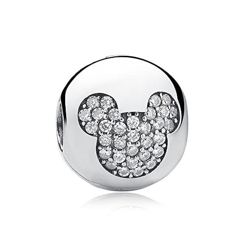 Sterling silver clip Mickey Mouse