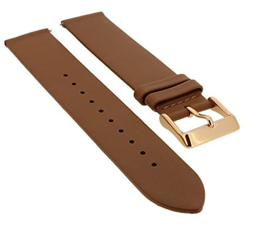 Timex Weekender Fairfield 20 mm Leather Replacement Strap in Brown, TW2R2 6200