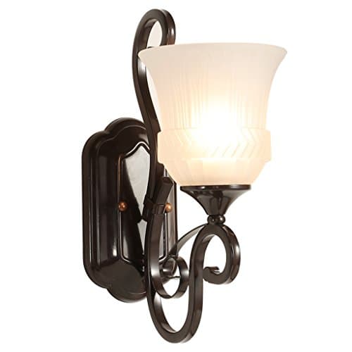 3 Pin Wall Light (E14 Light Interface) (16 * 34 cm) Country Lounge Living Room Bedroom Bed Gallery Gallery Wrought Iron Vintage Wall Light