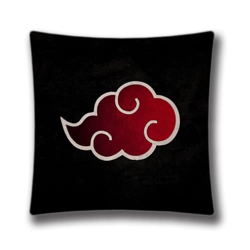AM Kingdom Throw Cushion Pillow Covers Sofa Square Pillowcase 18" x 18" Inch Naruto Akatsuki