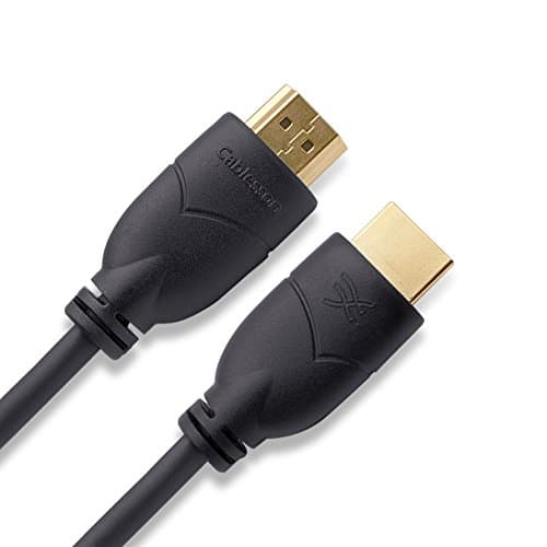 Cablesson Basic 26ft / 8m High Speed HDMI Cable (HDMI Type A, v2.1/2.0b/2.0a/2.0/1.4) - 4K, 3D, ARC, Full HD, Ultra HD, 2160p, HDR for PS4, Xbox One, Wii, Sky Q For LCD, LED, UHD, 4k TVs - Black