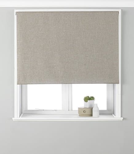 PLAIN BEIGE BLACKOUT LINED 24" X 54" - 61CM X 137CM ROLLER BLINDPLAIN BEIGE BLACKOUT LINED 24" X 64" - 61CM X 162CM ROLLER BLIND