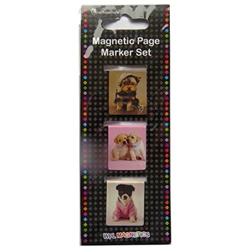 Magnetic Page Bookmarks - Puppies - by Wildside