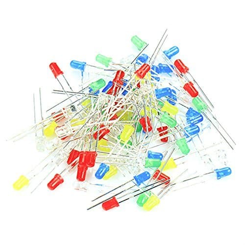 Himolla Small home appliance special LED indicator 3mm round straw hat LED light emitting diode size 3mm (yellow)