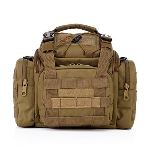 Gold butterfly@ High-capacity Multi-purpose Packaging Bait Gear Box Tactical Pockets Satchel Fishing Package (30 * 18 * 20cm)