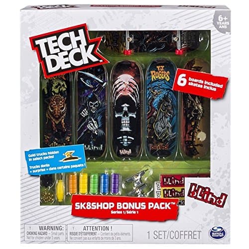 Tech Deck Bonus Sk8Shop Fingerboard 6-Pack (Blind)