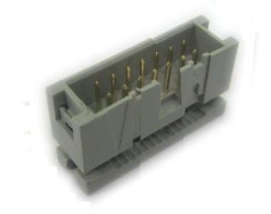 PC Accessories2-Pack 2X7 14P Dual Rows 2.54mm Shrouded IDC Male Header, 14 Pins Connectors